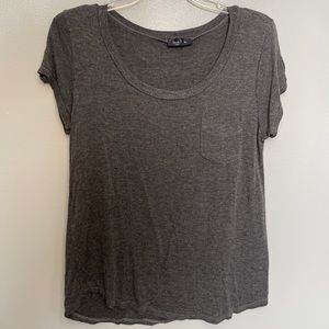 Love J Gray stretchy Short Sleeve Top